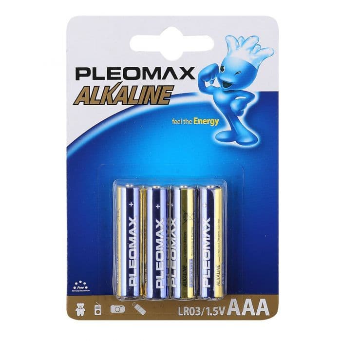  PLEOMAX AAA . 1,50 V LR03-4BL 4 / -    , , 8801790343108, 