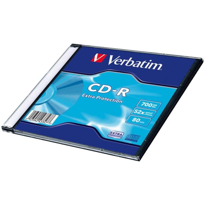  CD-R 700Mb Verbatim 52x Slim -    , , 23942433477, 