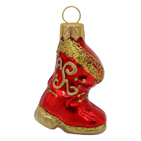 Игрушка елочная "Сапожок", в подарочной упаковке, h-9 см - купить в магазине Кассандра, 4680114143402,  Игрушка елочная "Сапожок", в подарочной упаковке, h-9 см - купить в магазине Кассандра, фото, 4680114143402,
