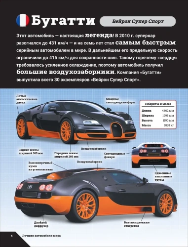 Лучшие автомобили мира. Энциклопедия- купить в магазине Кассандра, фото, 9785353105343, 