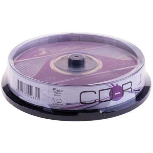  CD-R 700Mb Smart Track 52x Cake Box (10)-    , , 4607177552811, 