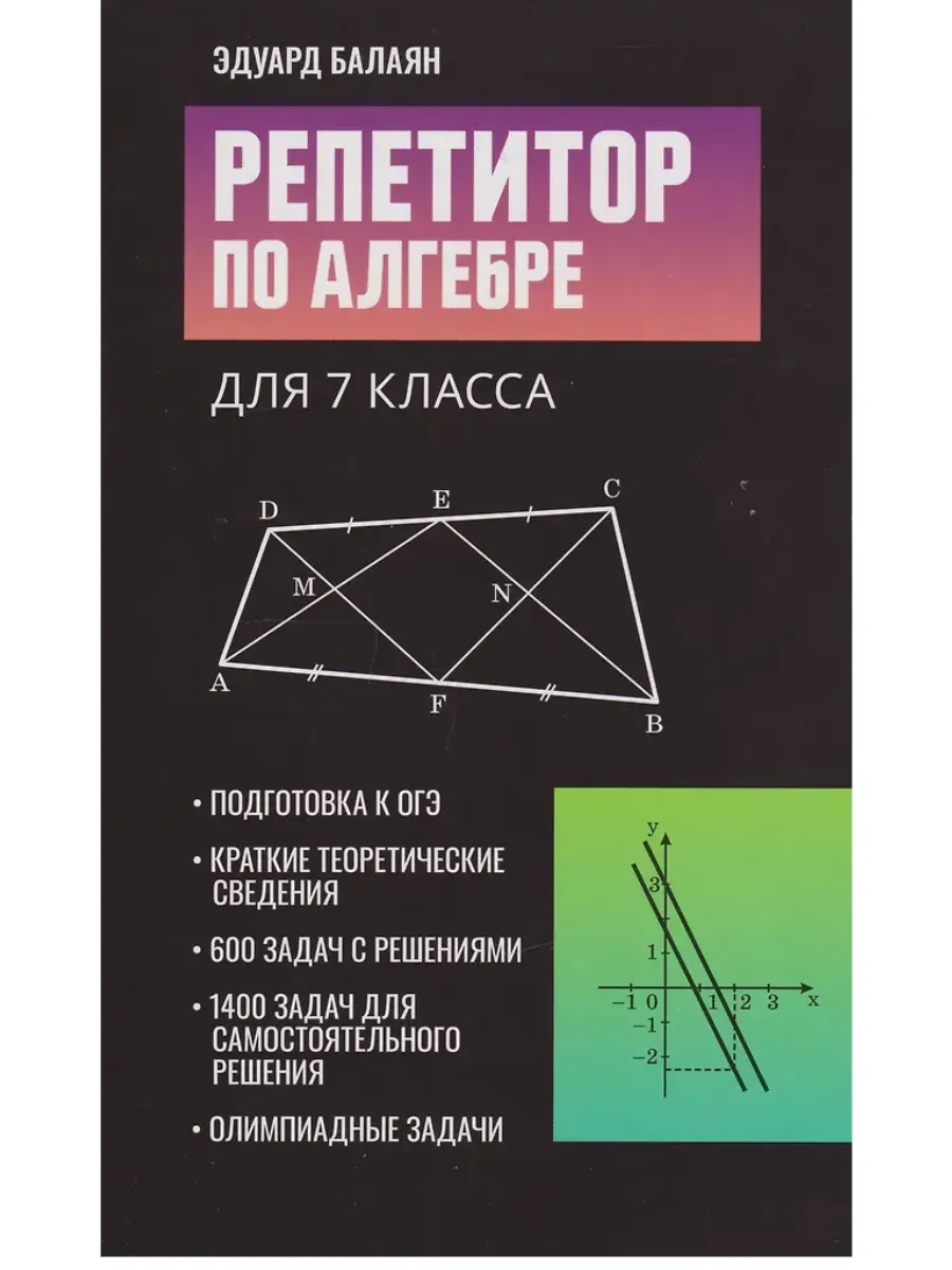 Репетитор по алгебре для 7 класса