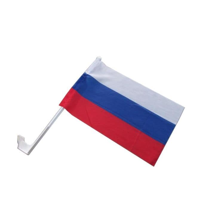 Флаг РФ 24*36см с автомобильным кронштейном - купить в магазине Кассандра, фото, 2000000005690, 