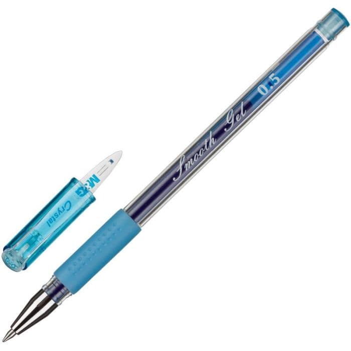 Ручка гелевая M&G манж 0, 5 мм синий AGPA7172220500H - купить в магазине Кассандра, фото, 6941600148676, 