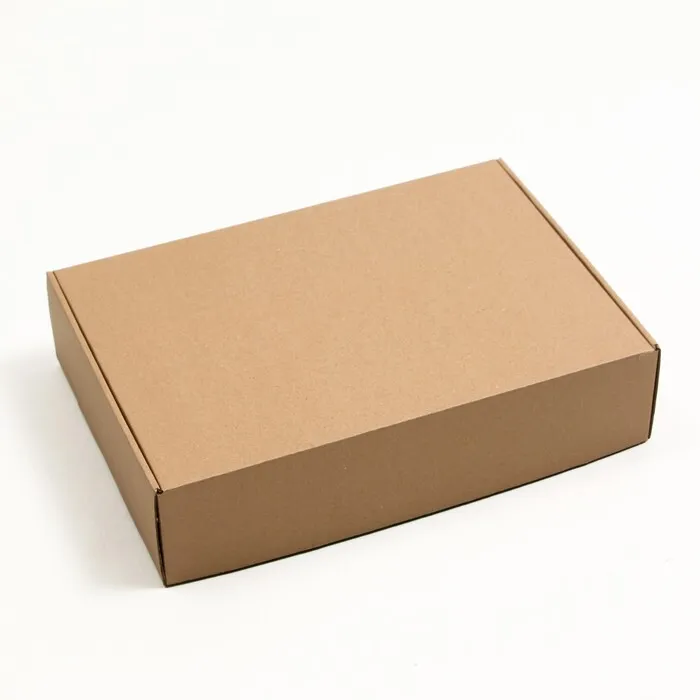 Коробка самосборная, бурая 36,5*25,5*9см - купить в магазине Кассандра, фото, 6900075745568, 
