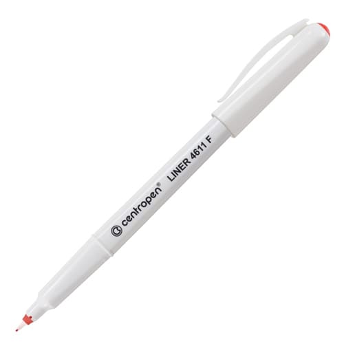 Ручка капиллярная " Centropen " Ergoline 0,3мм красная - купить в магазине Кассандра, фото, 8595013628164, 