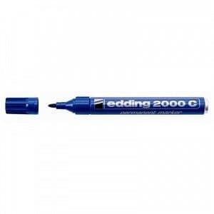 Маркер перманентный EDDING 2000 синий - купить в магазине Кассандра, фото, 4004764005543, 