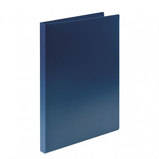 Папка с прижимами LITE А4 синий пластик 500 мкм - купить в магазине Кассандра, фото, 4602723069379, 