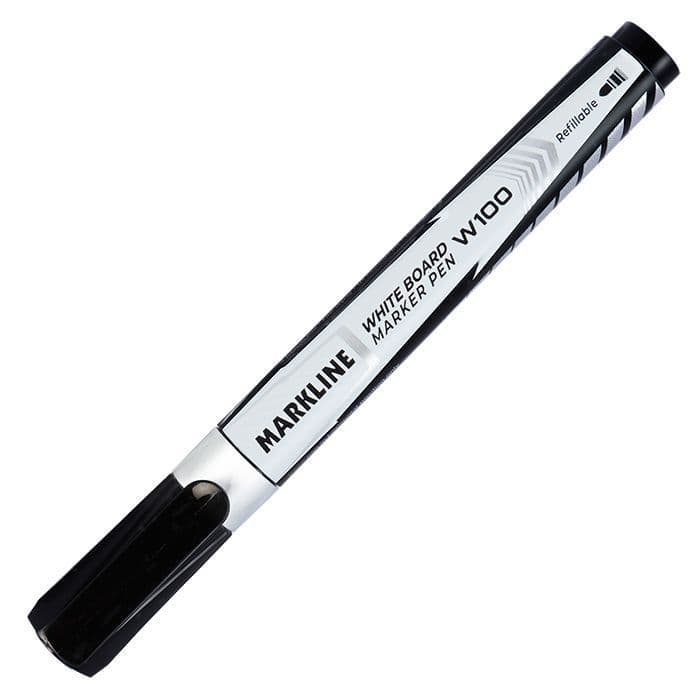 Маркер для белой доски LINC BOARD 2,5-3,7 мм черный круглый - купить в магазине Кассандра, фото, 8904106854487, 