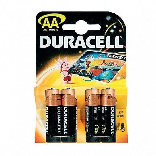 Батарейка DURACELL AA алкалин. 1,50 V - купить в магазине Кассандра, фото, 5000394052536, 