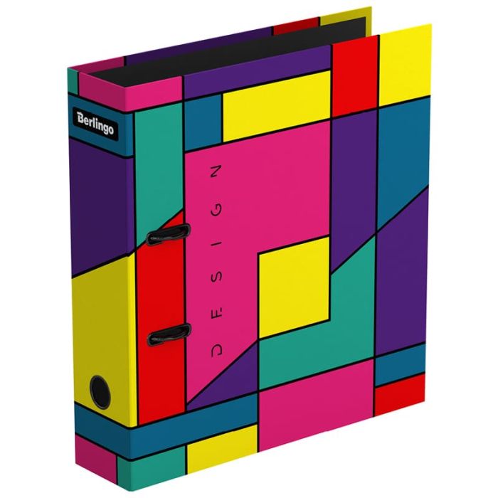 Папка-регистратор Berlingo "Color Block", 80мм, ламинированная, с рисунком - купить в магазине Кассандра, фото, 4630102227874, 
