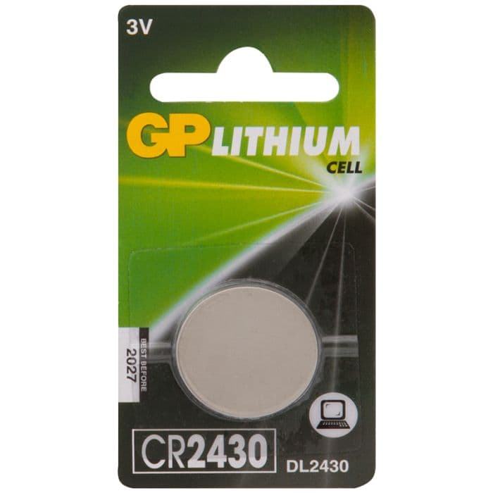 Батарейки GP Lithium CR2430 бл/1шт - купить в магазине Кассандра, фото, 4891199003738, 