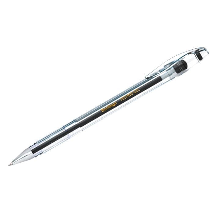 Ручка гелевая Berlingo "Techno-Gel" черная, 0,5мм - купить в магазине Кассандра, фото, 4260107473688, 