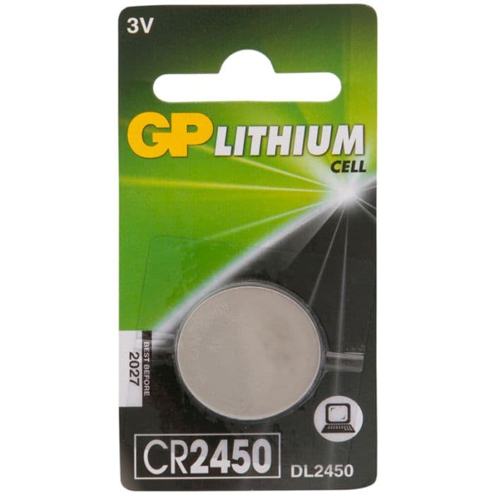Батарейки GP Lithium CR2450 бл/1шт - купить в магазине Кассандра, фото, 4891199063916, 
