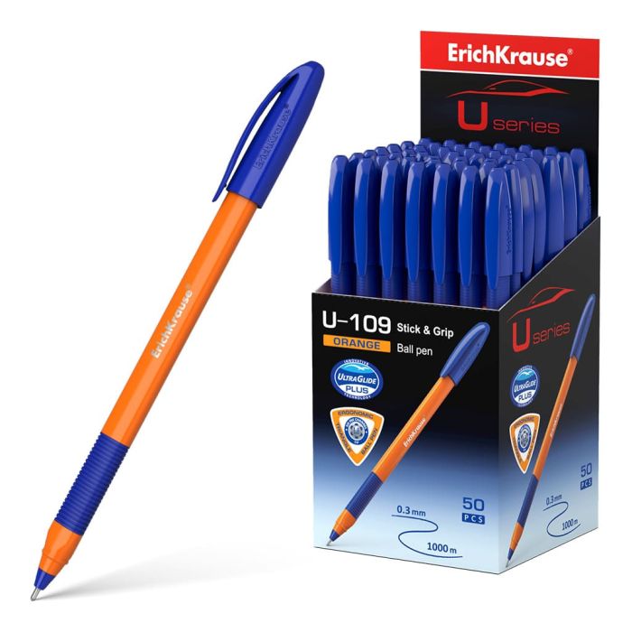   " Erich Krause "  Ultra Glide Technology U-109 Orange Stick&Grip 1,0 -    , , 4041485475910, 