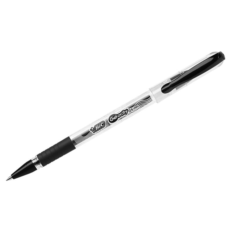 Ручка гелевая BIC Gelocity Stic резин.манжет.черная - купить в магазине Кассандра, фото, 3086123546332, 