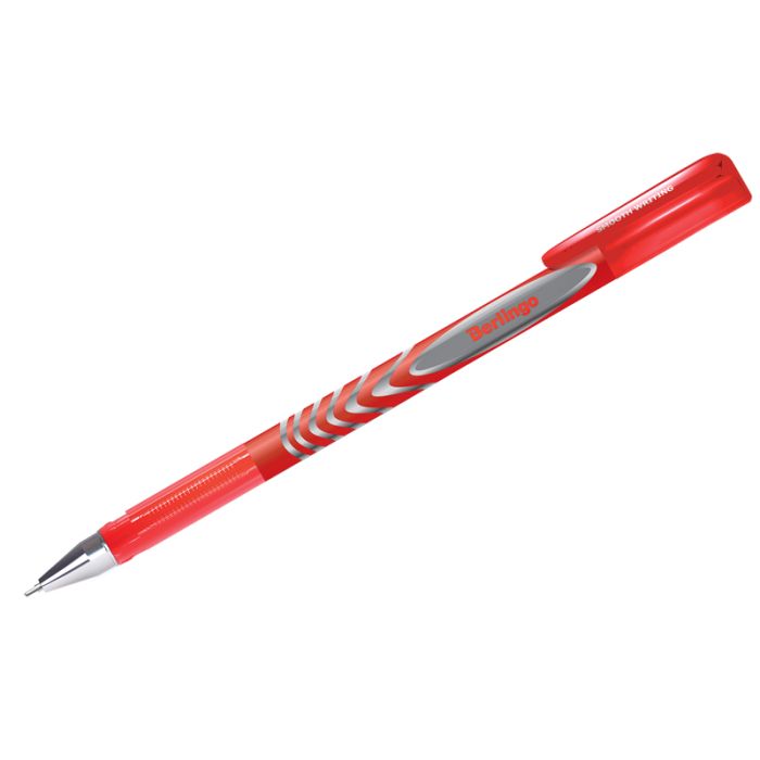 Ручка гелевая Berlingo "G-Line" красная, 0,5мм, игольчатый стержень - купить в магазине Кассандра, фото, 4260107481317, 