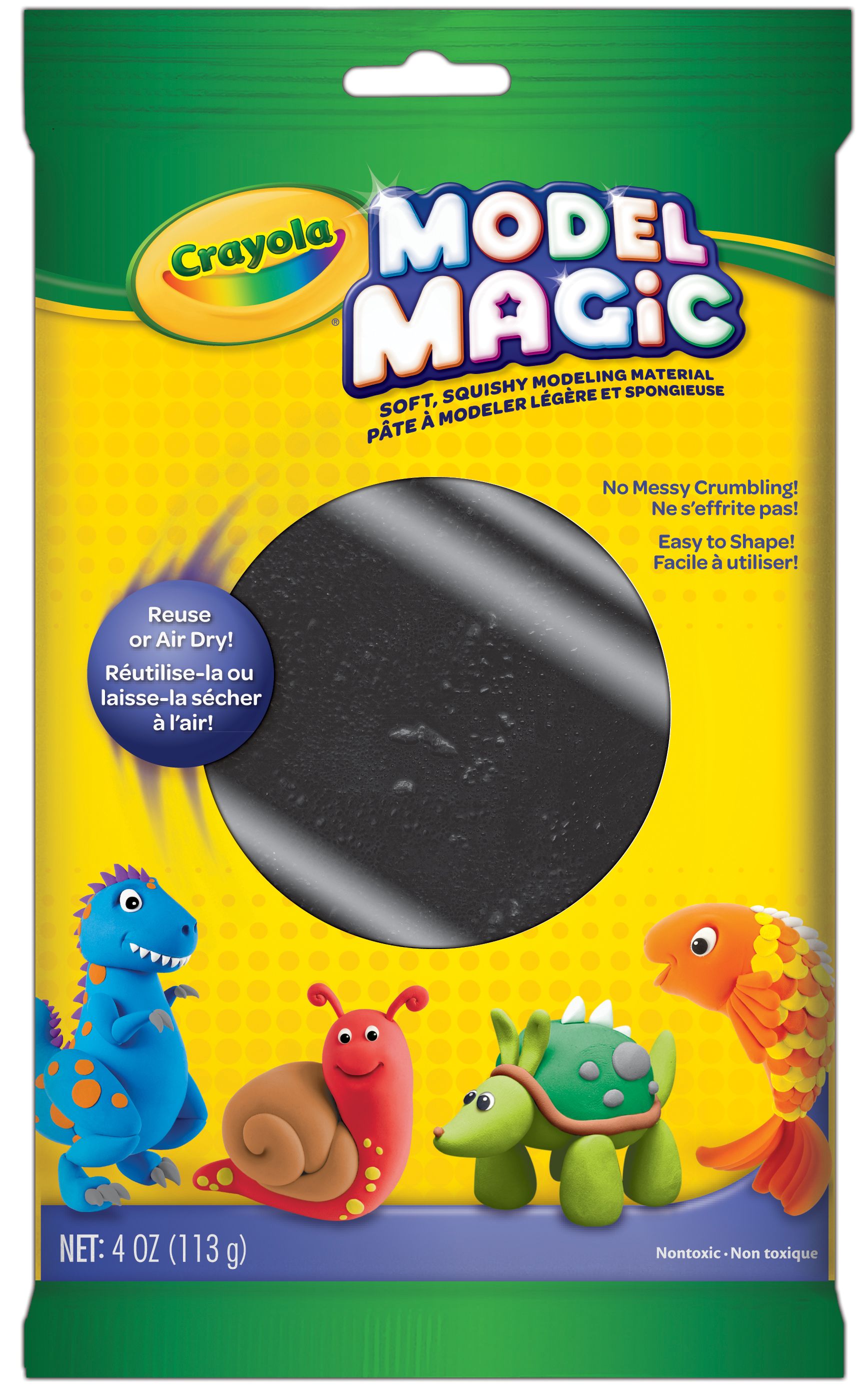 Волшебный пластилин - черный - купить в магазине Кассандра, фото, 0071662544515, 