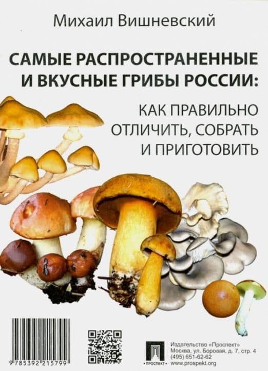 Самые распространенные и вкусные грибы России: как правильно отличить, собрать и приготовить.-М.:Проспект. - купить в магазине Кассандра, фото, 9785392350001, 