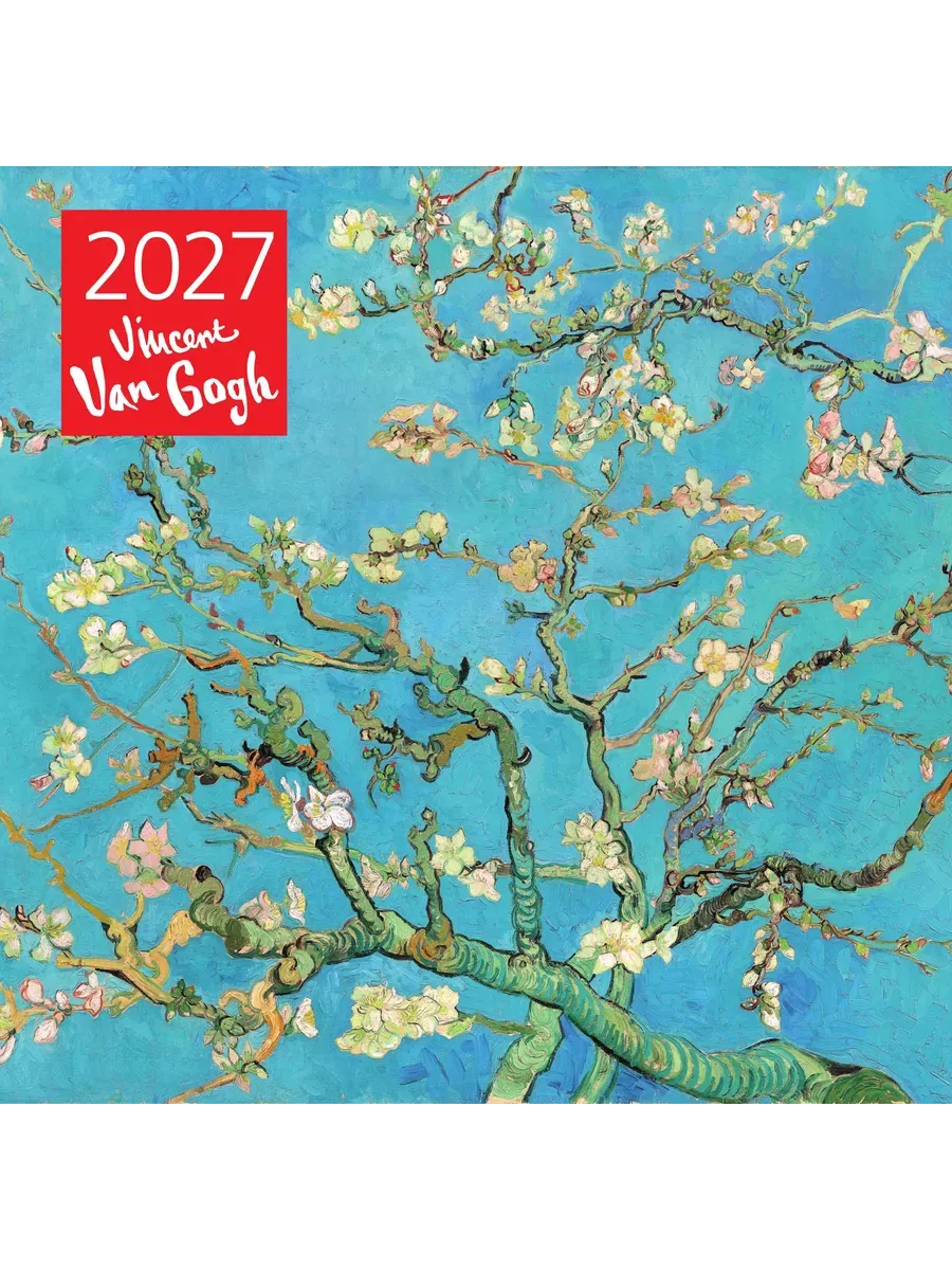 Календарь 2027. Винсент Ван Гог. Ветка миндаля (300х300 мм)