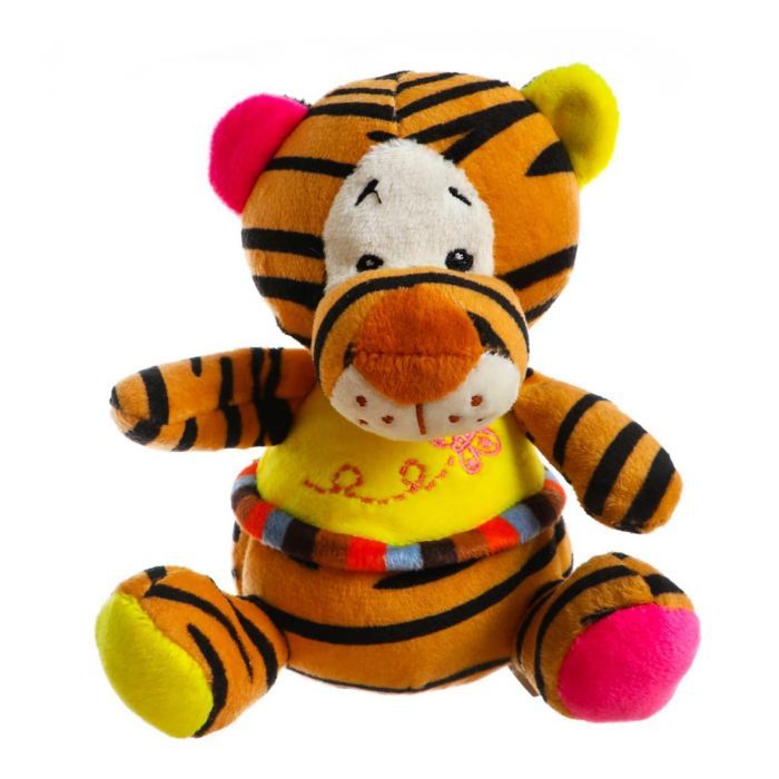 Мягкая игрушка "Тигр в футболке"   6243848 - купить в магазине Кассандра, фото, 6900062438480, 