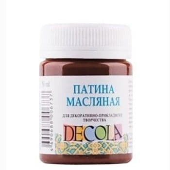 Патина " Decola " масляная коричневая 50мл - купить в магазине Кассандра, фото, 4690688006737, 