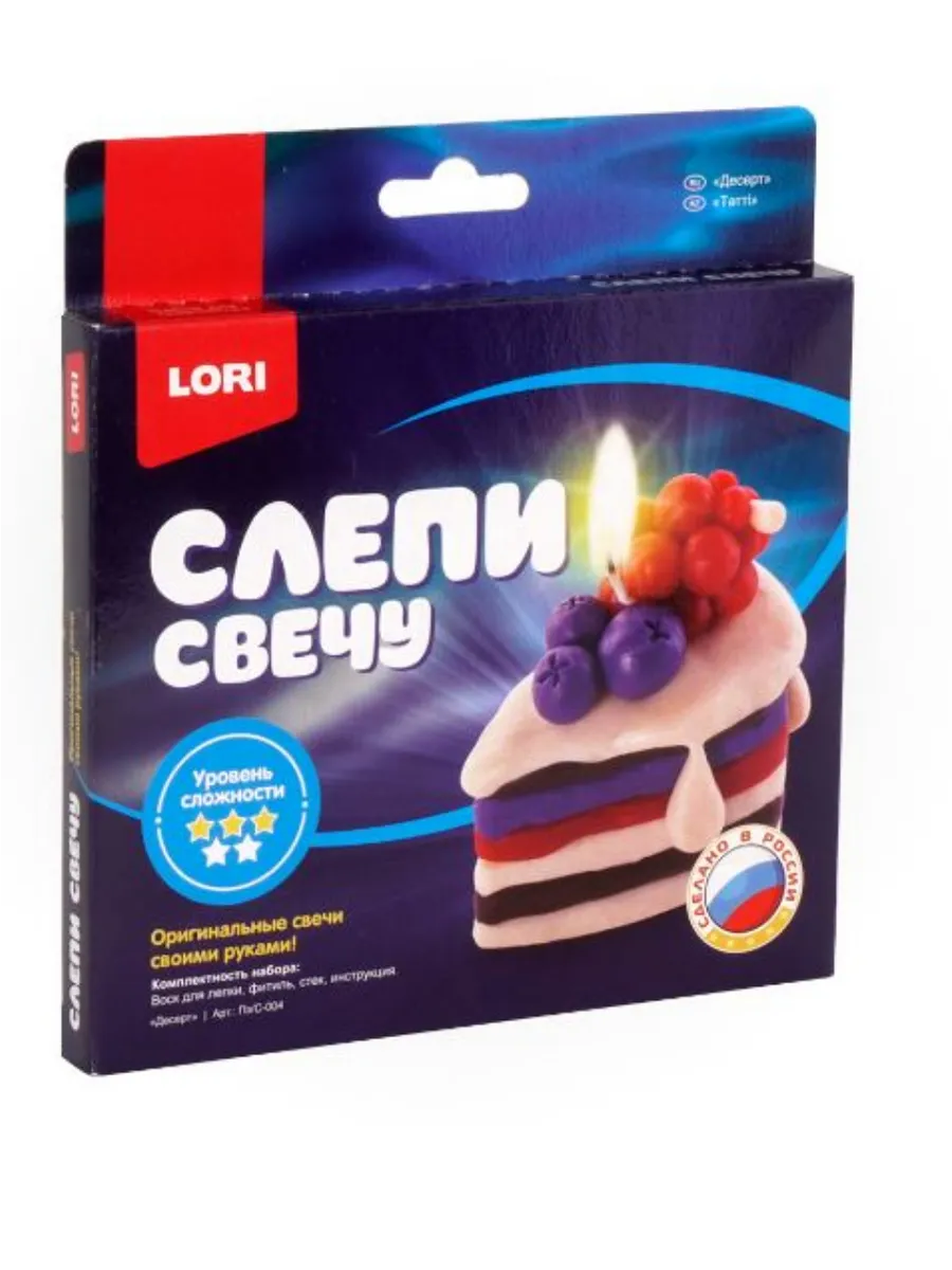 СЛЕПИ СВЕЧУ "ДЕСЕРТ" в кор.24шт