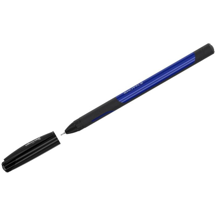 Ручка гелевая Berlingo "Shuttle" синяя, 0,5мм, игольчатый стержень - купить в магазине Кассандра, фото, 4260107523321, 