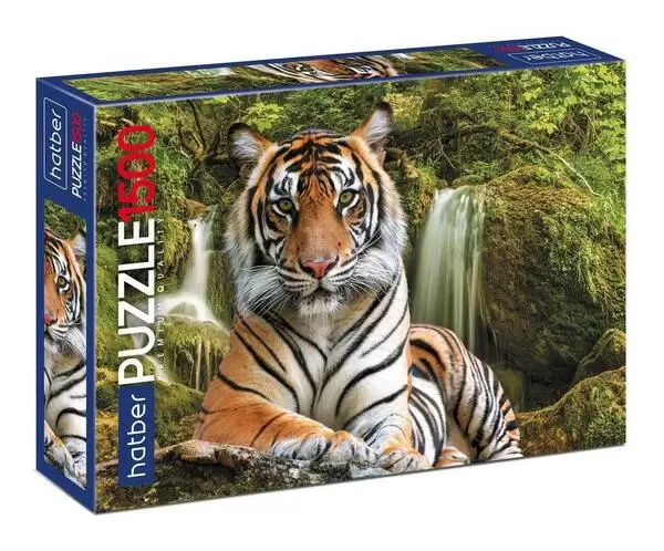 Пазлы " Hatber " 1500элементов Premium Тигр 58*83см, картонная упаковка - купить в магазине Кассандра, фото, 4606782415603, 