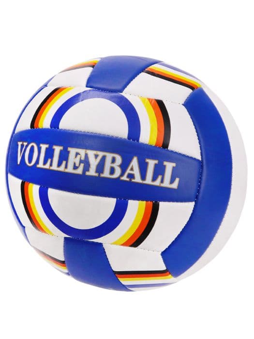 Мяч волейбольный ПУ (260гр), размер 5, окружность 68 см радуга, 2 цвета Арт. AN01111 - купить в магазине Кассандра, фото, 4665307148914, 