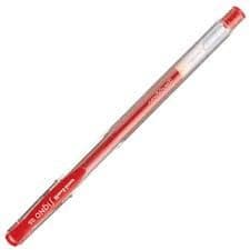 Ручка гелевая автоматическая "Uni-Ball Signo Micro" красная  0,5мм UMN-207(05) MICRO RE- купить в магазине Кассандра, фото, 4902778772911, 