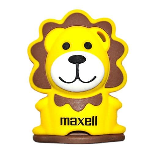 Флеш-накопитель Maxell  USB 8GB ANIMAL COLLECTION LION М - купить в магазине Кассандра, фото, 4902580741648, 