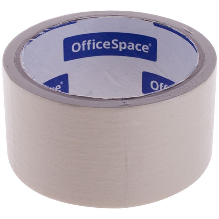 Клейкая лента малярная OfficeSpace, 48мм*14м, ШК - купить в магазине Кассандра, фото, 4650062491153, 