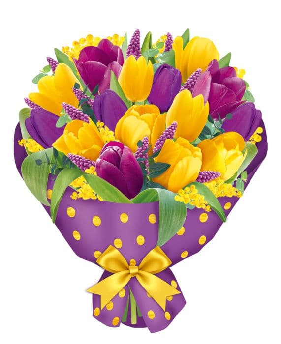 Плакат "Букет тюльпанов" - купить в магазине Кассандра, фото, 4607178609330, 