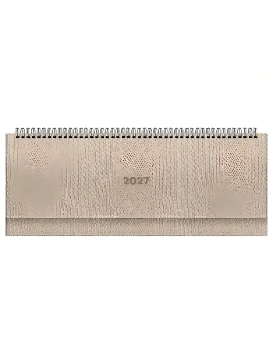 Планинг датированный 2027г. , 64л. , 330*130мм, кож. зам, BG "Питон", бронзовый
