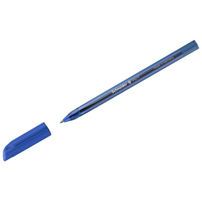 Ручка шариковая Schneider "Vizz F" синяя, 0,8мм - купить в магазине Кассандра, фото, 4004675129246, 