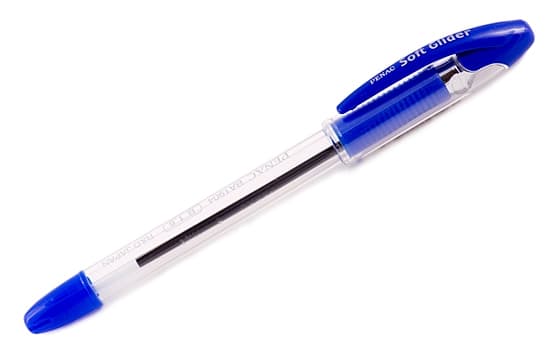 Ручка шариковая синяя 1 мм. Стержень шариковый ручки , 1мм, синий, 3 шт Penac.