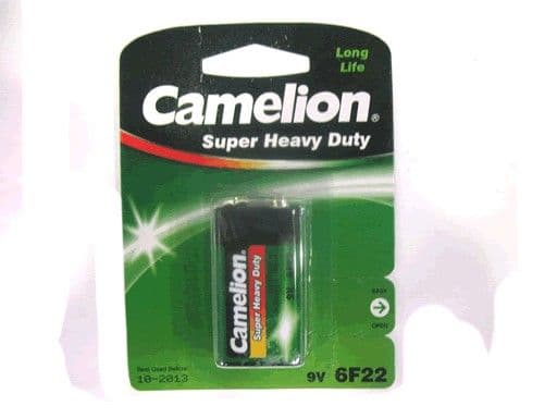 Батарейка "Camelion" 6F22  BL-1 блистер 1672 - купить в магазине Кассандра, фото, 873999005413, 