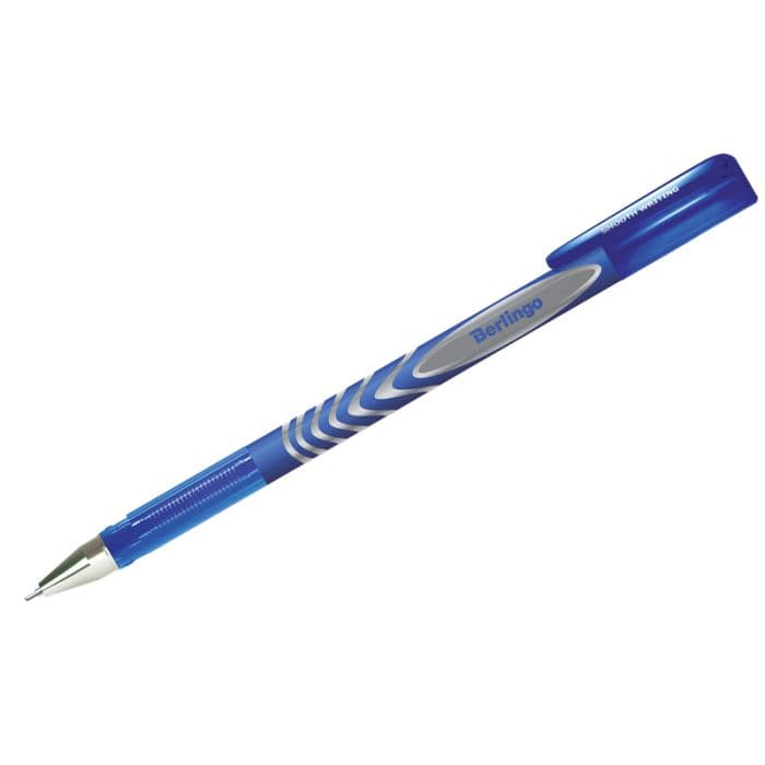 Ручка гелевая Berlingo "G-Line" синяя, 0,5мм, игольчатый стержень - купить в магазине Кассандра, фото, 4260107481300, 