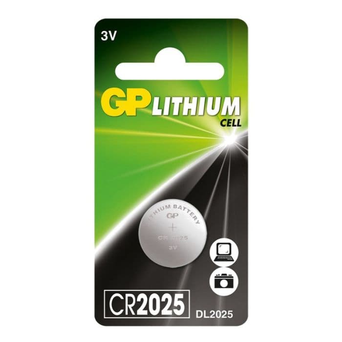 Батарейки GP CR2025, 3V, литий, бл/1шт - купить в магазине Кассандра, фото, 4891199026409, 