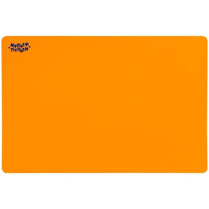Доска для лепки Мульти-Пульти, А4, 800мкм, пластик, оранжевый - купить в магазине Кассандра, фото, 4680211384395, 