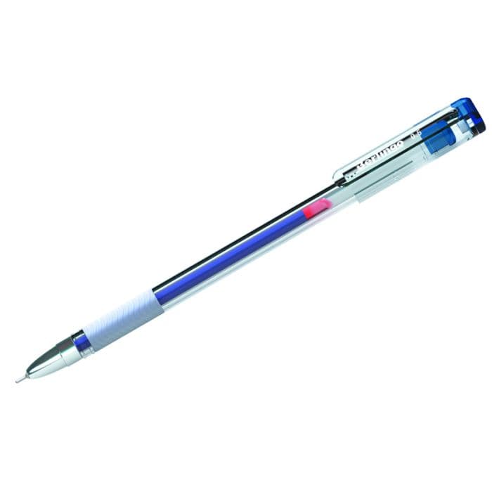 Ручка гелевая Berlingo "Standard" синяя, 0,5мм, грип, игольчатый стержень - купить в магазине Кассандра, фото, 4260107455837, 