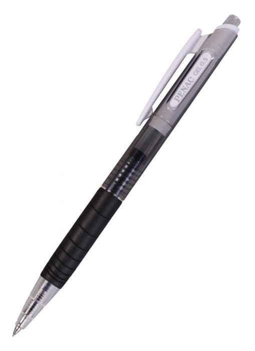 Ручка гелевая автоматическая PENAC INKETTI 0,5мм коричневая - купить в магазине Кассандра, фото, 4536111135059, 