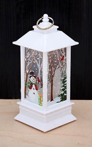 Новогодний фонарик Зимнее волшебство  в ассортименте 12*5,5 см - купить в магазине Кассандра, фото, 4665306713427, 