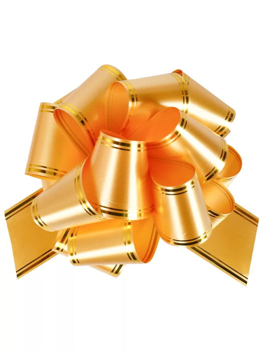 Бант-шар 5,0 см, Золотое сечение, золотой - купить в магазине Кассандра, фото, 4680088420288, 