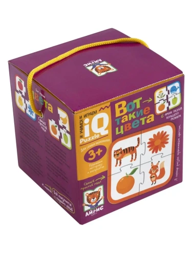 Для самых маленьких. 3+ Вот такие цвета. Пазлы.- купить в магазине Кассандра, фото, 9785811271627, 