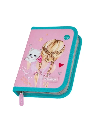 Пенал 1 отделение, 200*140*40 Berlingo "Be Kind!", дополнительная откидная секция, полиэстер- купить в магазине Кассандра, фото, 4262493914042, 