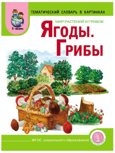 Тематич.слов.в картин.:Мир растений и грибов.Грибы,ягоды- купить в магазине Кассандра, фото, 9785921906389, 