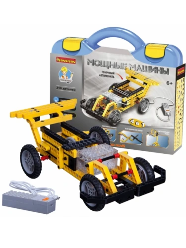 Конструктор.Мощные машины 4 в 1,  216 дет- купить в магазине Кассандра, фото, 4895136034663, 