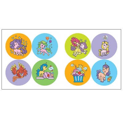 Раскрась по образцу. Единороги. С днем рождения — фото, ISBN 9785431521119